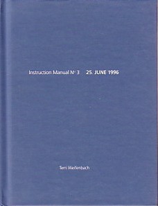 (WEIFENBACH, TERRI). Weifenbach, Terri - TERRI WEIFENBACH: INSTRUCTION MANUAL NO 3: 25. JUNE 1996 (NAZRAELI PRESS ONE PICTURE BOOK NO. 4) - SIGNED, LIMITED EDITION WITH AN ORIGINAL COLOR TYPE C PHOTOGRAPHIC PRINT