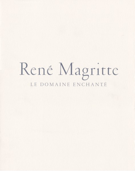 the blank signature. rene magritte the blank