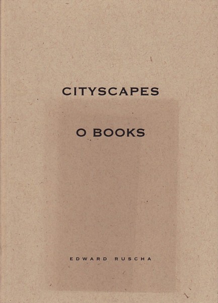 (RUSCHA, EDWARD). Ruscha, Edward - EDWARD RUSCHA: CITYSCAPES / O BOOKS