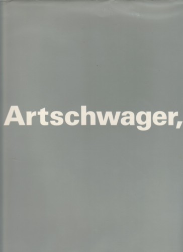 (ARTSCHWAGER, RICHARD). Armstrong, Richard - RICHARD ARTSCHWAGER - SIGNED BY THE ARTIST