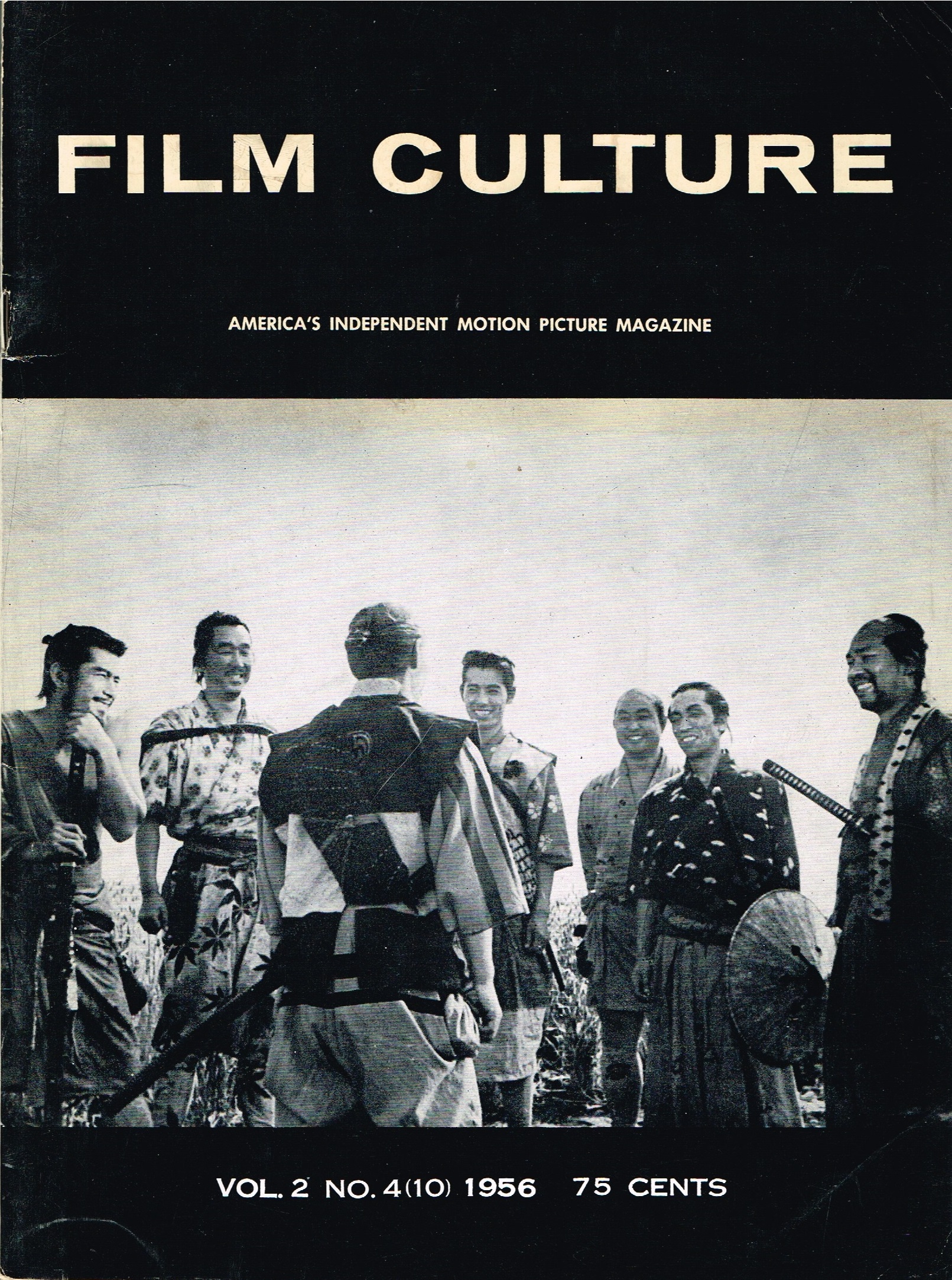 (FILM CULTURE). Mekas, Jonas, Edouard de Laurot, George N. Fenin & Adolfas Mekas, Editors - FILM CULTURE VOLUME 2, NUMBER 4 (ISSUE 10) 1956